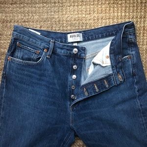 Agolde Riley High Rise Straight Crop